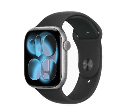 Apple Watch S 11 GPS 42mm Space Grey Aluminium Case with Black Sport Band